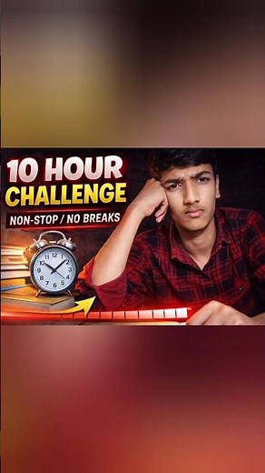 10 HOURS STUDY ❌ NO PHONE ❌ NO BREAK 😳