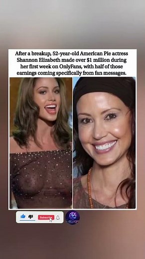 From American Pie to $1M in one week! 🥧💰 Shannon Elizabeth is breaking records! #shorts #viral