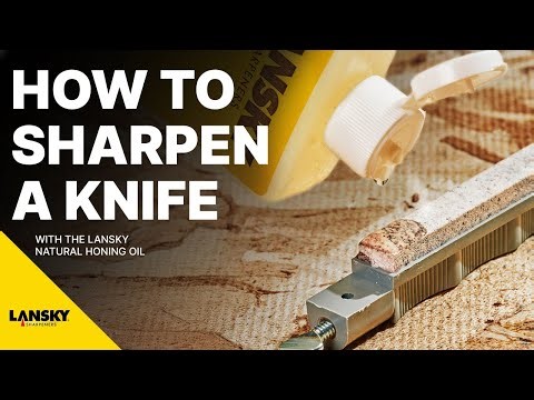 How To Sharpen Your Knife Like a Pro With Honing Oil!