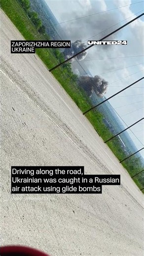 Russian Air Attack With Glide Bombs #warinukraine