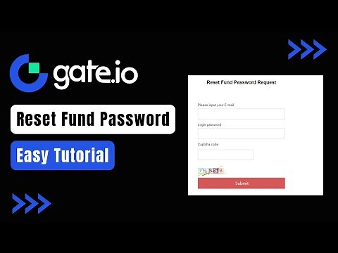 How To Reset Fund Password on Gate.io