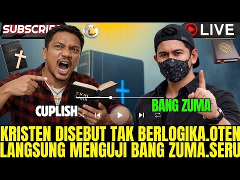 Sering Dengar Kristen Disebut Tak Berlogika,Oten Cuplish Ini Langsung Menguji Nalar Bang Zuma.Seru‼️