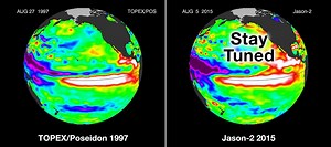Wondering how the record-setting El Niño of 1997-1998 compares to this year? http://wapo.st/1Jfv884 | Capital Weather Gang