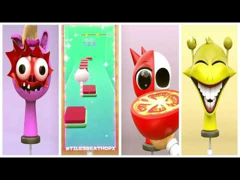 INCREDIBLE SPRUNKI COFFIN DANCE Tiles Hop EDM Rush 11