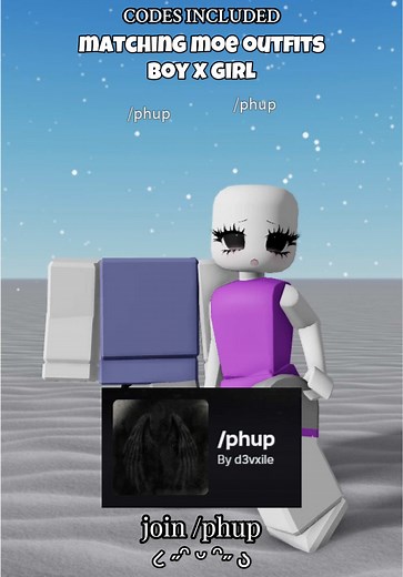 Moe Matching Outfits for Roblox Girls and Boys