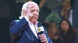 4M views · 2.2K shares | Ric Flair, The Nature Boy with the epic shoutout of LeBron James before the Los Angeles Lakers-New Orleans Pelicans game, WOO! | NBA on ESPN | Facebook