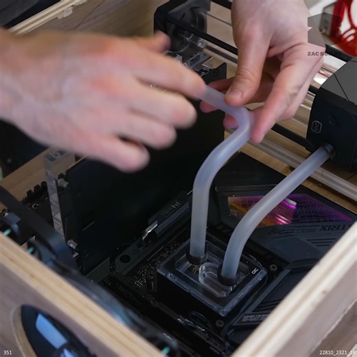 Water Cooling My PC #watercooling #watercooledpc | Zac Builds