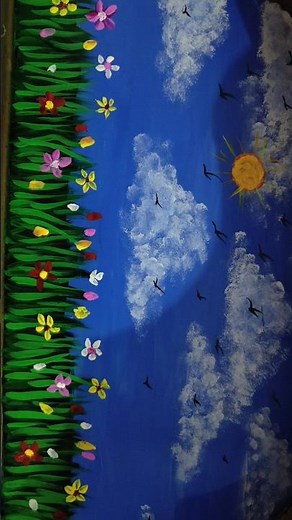 I Tried Mirror Painting with Acrylics