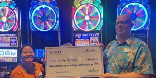 Lucky woman wins big with $1.75 spin playing Wheel of Fortune slot