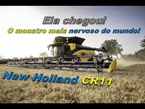 NEW HOLLAND CR11 - LANÇAMENTO DA NEW HOLLAND