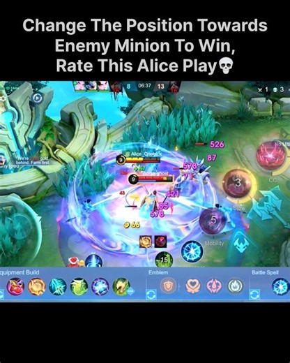 Alice Vs Minsi Exp💀 Alice❤️ #shorts #mobilelegends #mlbbalice #mlbbalicecombo #ml #mlbbshorts