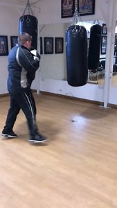 Hitman on the bag this morning 👊 | Hatton Boxing