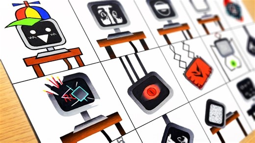 绘制电脑人-第1阶段至第18阶段「趣味电脑先生」