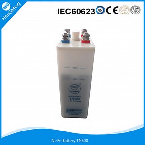 [Hot Item] Nickel Iron Battery/ Ni-Fe Battery 12V 24V 48V 500ah Solar Batteries for Sale