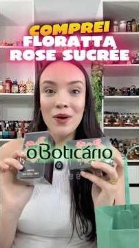 I tested the new Floratta Rose Sucrée from O Boticário and it's amazing! Have you smelled it yet? 🩷