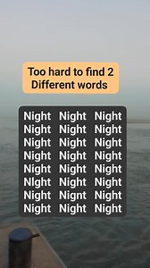 Too hard to find 2 different words #brainteasers #search #find #puzzle | Easy Puzzle