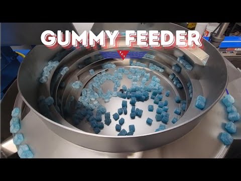 Automatic Part Feeder for CBD Gummies - Feeding Concepts Inc.