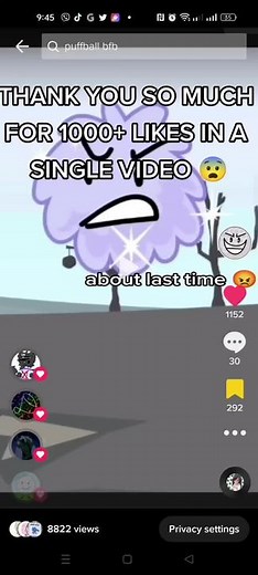 these PB&J fans are really obsessed with Puffball aren't they 😨#puffball #bfb