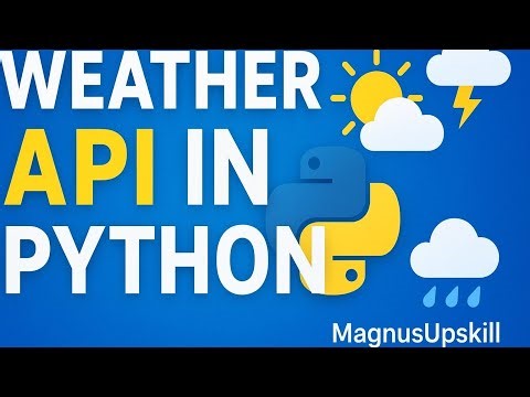 Weather API in python