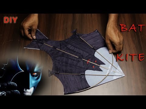 Kite Making | Bat Kite How to Make easily at Home | Patang making | 2019