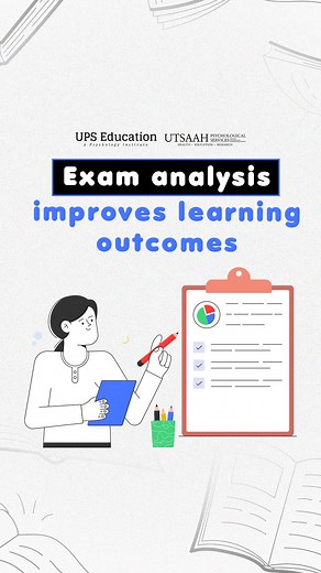 Exam analysis improves learning outcomes Exam analysis improves learning outcomes by helping you identify strengths, weaknesses, and areas for improvement. #psychologyfacts #psychologyquotes #psychologystudent #psychologist #psychologyentrancetest #psychologyquiz #psychologyquestions #psychologyindia #quiz #psychologyexam #psychology #psychologycoaching #psychologyentranceexam #mapsychology #upseducation #coaching #Psychologyeducation #arvindotta | UPS Education