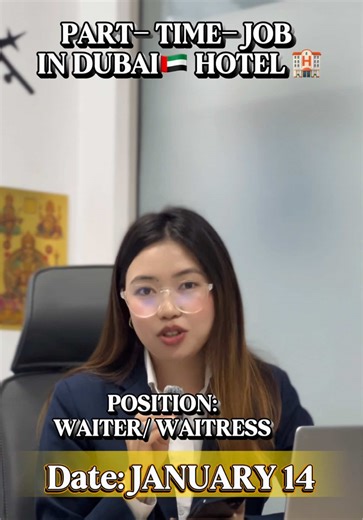 Part-Time Hotel Jobs in UAE: Urgent Waiter/Waitress Needed