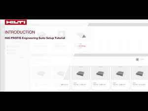 Hilti PROFIS Engineering Setup Tutorial