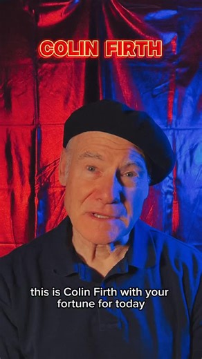 Jim Meskimen on Instagram: "Colin Firth with your Sunday fortune"