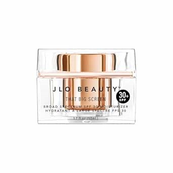 JLO BEAUTY Broad Spectrum SPF 30 Face Moisturizer, Lightweight Sunscreen to Wear Under Make Up, Daily Hydrating Face Lotion for Women With Hyaluronic Acid & Antioxidants, That Big Screen, 1.7 FL Oz
