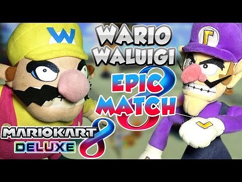 Wario Vs Waluigi !! Mario Kart 8 Deluxe !! Race & Battle Match !! ᴴᴰ