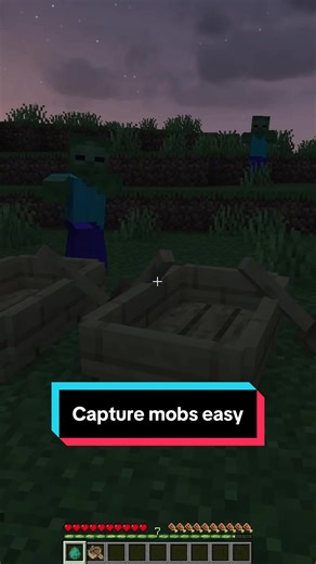 Capture mobs easy and avoid them despawning when you don’t have a nametag yet