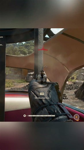 Far Cry 6 Vehicle Combat & Mounted Gun! 🚗💥 #Shorts