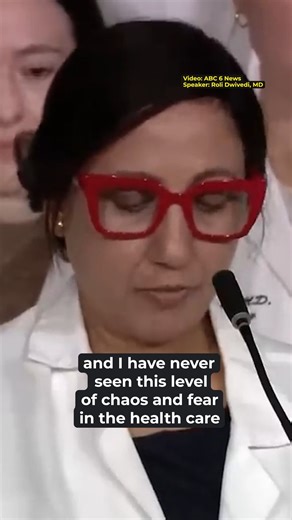 ICE agents are taking cancer patients from medical appointments. Pregnant women are going into labor alone in their homes because they're afraid to go outside. These are the life-threatening consequences of ICE's violent siege on Minnesota. As Dr. Roli Dwivedi says, no one deserves to die or suffer because of how they look, how they speak, or where they were born. 🚨 We need your help to hold our leaders accountable and ensure no more funding goes to ICE and DHS as they continue their terror cam