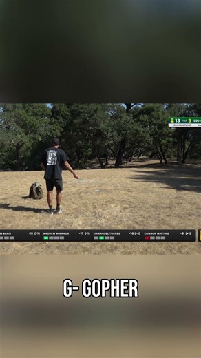 Disc Golf Drama: Epic Hole 13 Battle & Gopher Mound Mishap! #shorts
