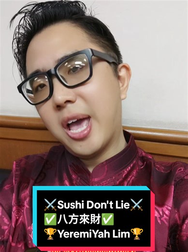 ⚔️Sushi Don't Lie⚔️ ✅Stacks From All Sides (八方來財)✅ ✅SKAI ISYOURGOD (揽佬)✅ 🏆YeremiYah Lim🏆 * * * #sushidontlie #八方來財 #skaiisyourgod #yeremiyahlim #fyp