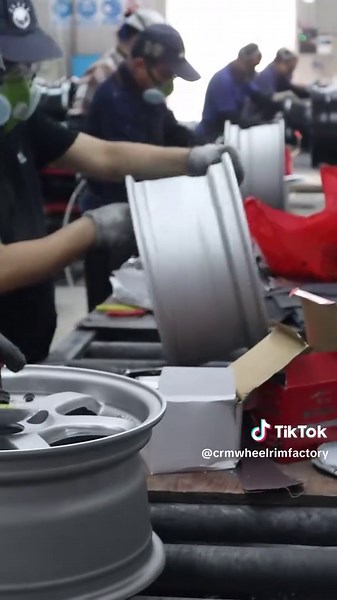 Daily Life in Wheel Rim Manufacturing Factory