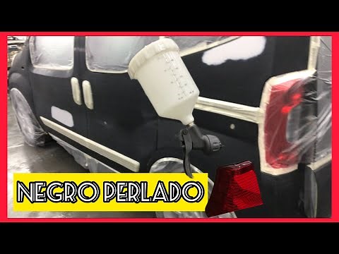 Como PINTAR NEGRO PERLADO fácilmente//PINTAR un 🚘 PASO A PASO