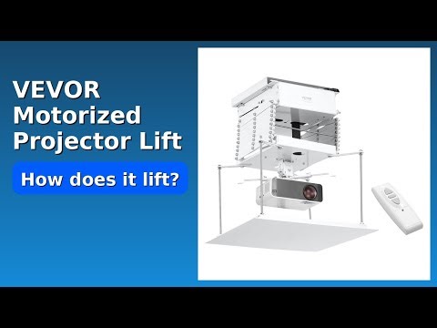 REVIEW (2025): VEVOR Motorized Projector Lift. Features.