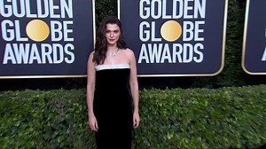 Rachel Weisz is bold in black at 2020 Golden Globes red carpet