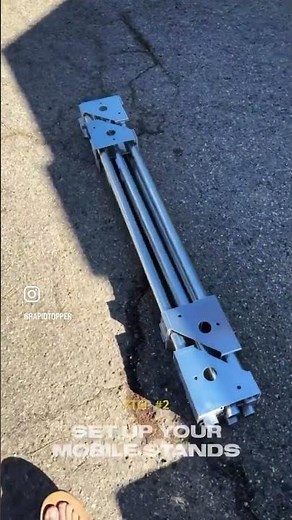 Take your truck camper shell off by yourself anywhere!