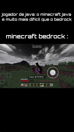 minecraft java vs minecraft bedrock #minecraft #mcpe #mobile #shorts