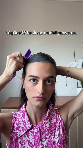 10 güne 10 farklı saç modeli yapıyorum