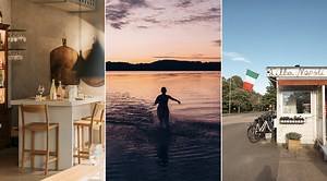 Bad, pizza och magisk solnedgång – den perfekta dagen på Västkusten