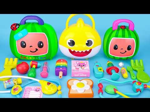 Satisfying Unboxing Video | Baby Shark Doctor Set, Pinkfong First Aid Toys | Review Toy