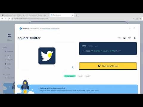 How to add Icons in HTML Website _ Font Awesome Icons _ HTML CSS(720P_HD)