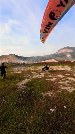 perfect landing #paragliding #landing #adventure