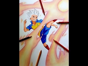 Speed drawing - Axel Blaze - Gouenji Shuuya - Inazuma eleven