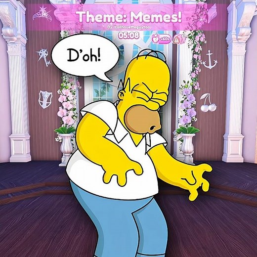 [ The Simpsons ] Dress to Impress MEMES 🤣 Homer Drops His Donut #shorts