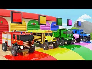 Bingo Song + The Wheels on the Bus – Football, Colorful Cars – Nursery Rhymes and Songs