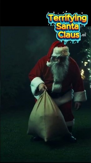 Creepy Santa Claus Caught on CCTV #shortfilm #horrorstories #scary